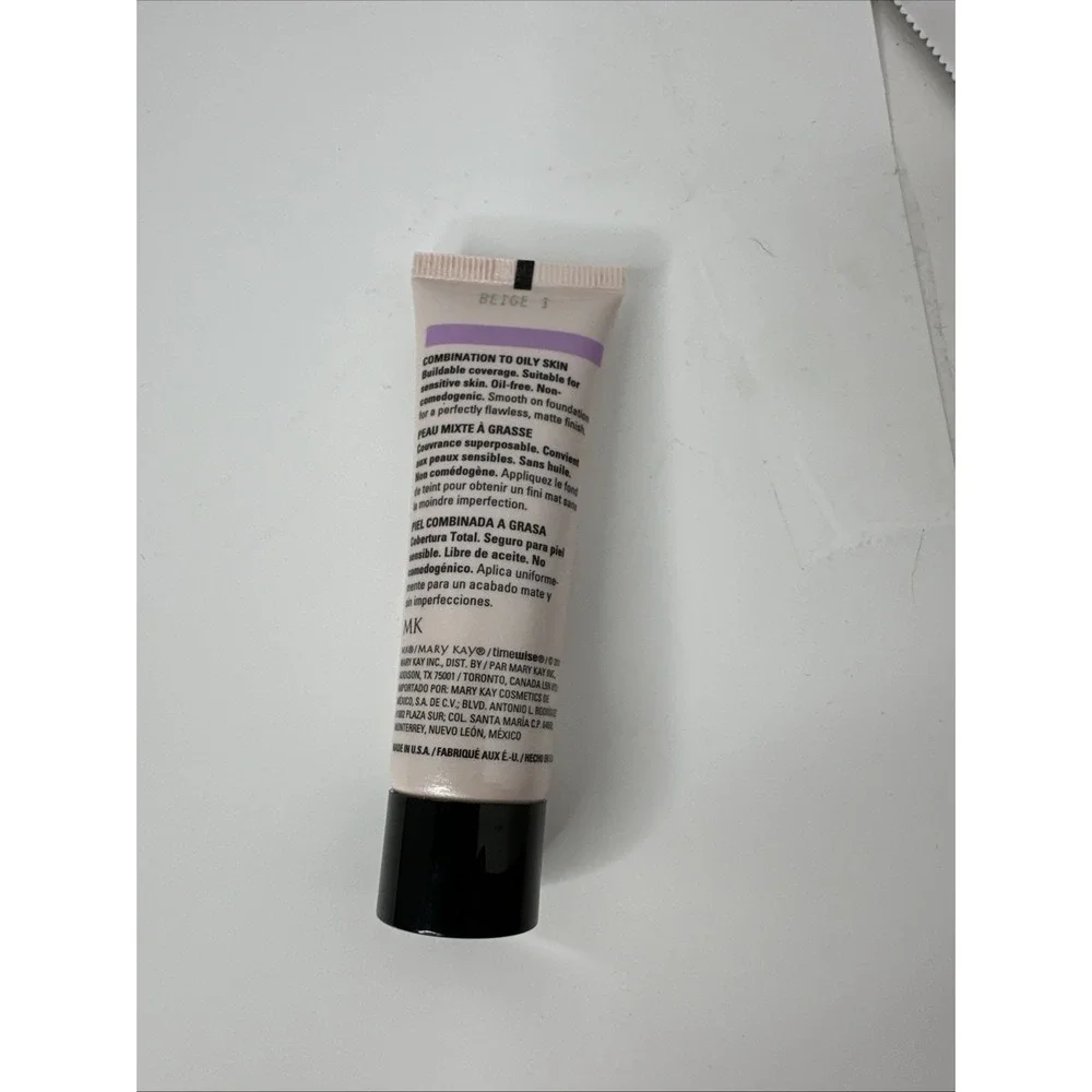 Mary Kay Timewise Matte-Wear Liquid Foundation Beige 1 1oz New in Box
